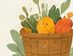Étiquettes prix sur produits de marché
